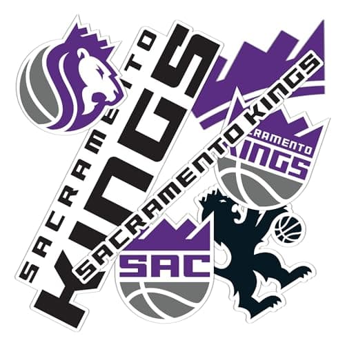 Sacramento Kings Vinyl Sticker Sheet