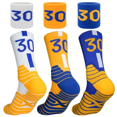 Performance Basketball Socks and Wristbands Combo