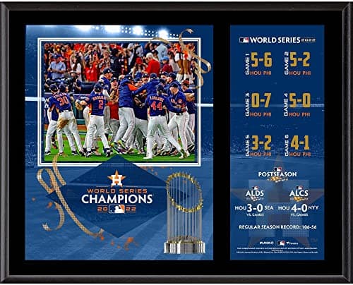 Houston Astros 2022 Champions Plaque