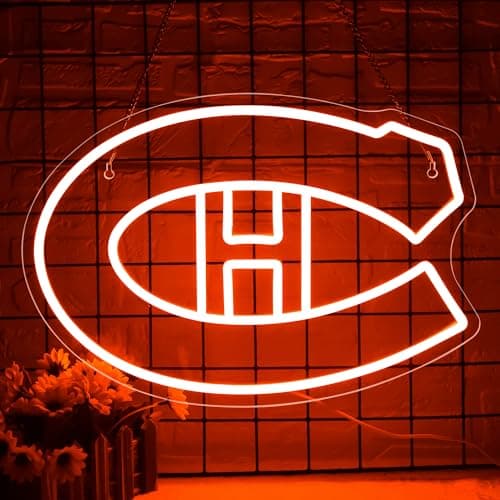 Ice Hockey Neon Sign for Montreal Fans