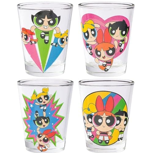 Powerpuff Girls Mini Glass Set