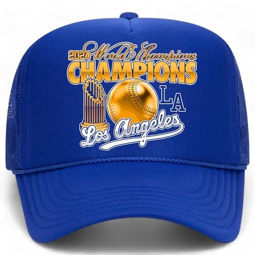 2024 World Champions Dodgers Trucker Hat