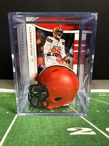 Cleveland Browns Helmet Shadowbox with Card