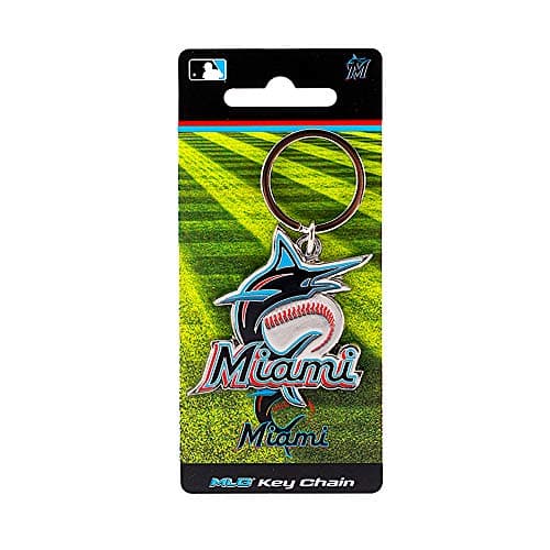 Miami Marlins Logo Keychain