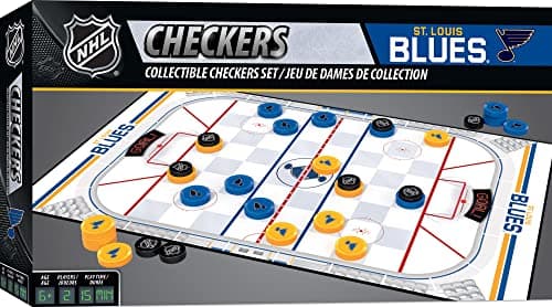 St. Louis Blues Checkers Board Game