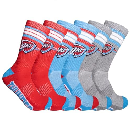 Oklahoma City Thunder Crew Socks 3 Pack