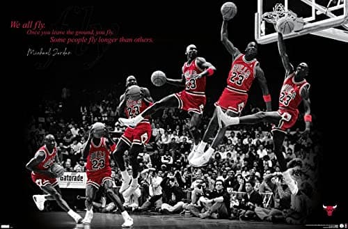 Michael Jordan Fly Wall Poster