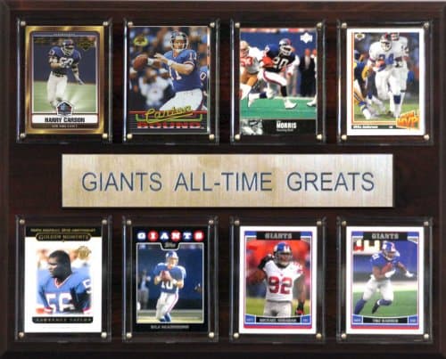 New York Giants All-Time Greats Plaque