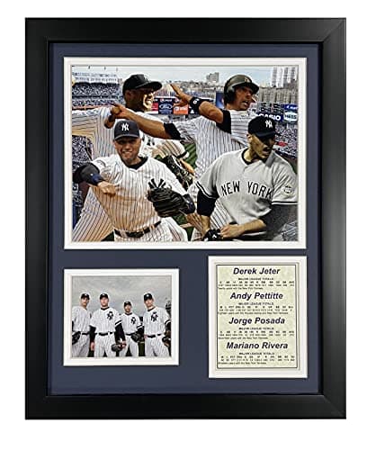 2009 Yankees World Series Core 4 Framed Collage