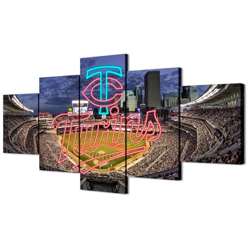 Minnesota Baseball Stadium Panoramic Wall Art