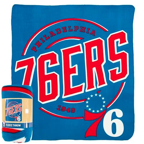 Philadelphia 76ers Fleece Throw Blanket