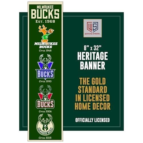 Milwaukee Bucks Heritage Banner