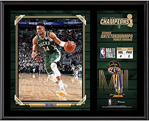 Giannis Antetokounmpo 2021 NBA Finals Plaque