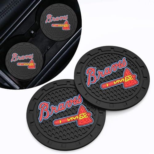 Atlanta Braves Car Cup Holder Coasters