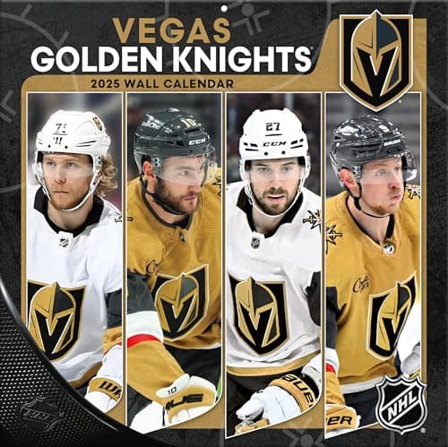 Vegas Golden Knights 2025 Wall Calendar