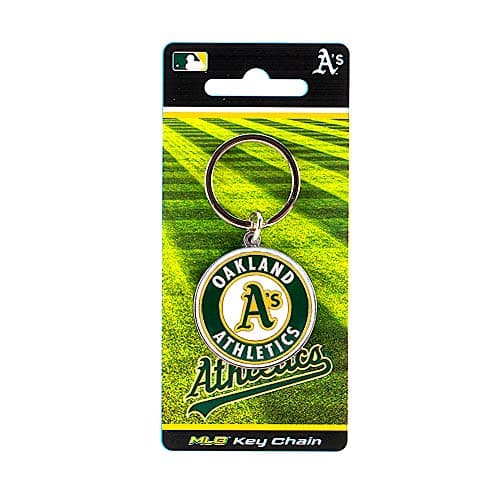 Oakland Athletics Logo Keychain