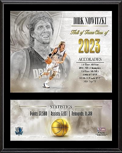 Dirk Nowitzki Hardwood Classic Plaque