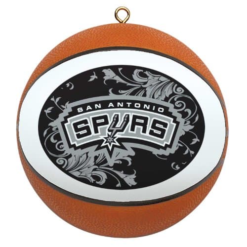 San Antonio Spurs Mini Basketball Ornament