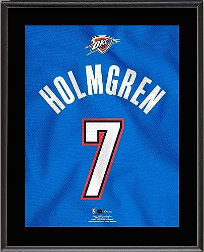 Chet Holmgren Thunder Jersey Plaque