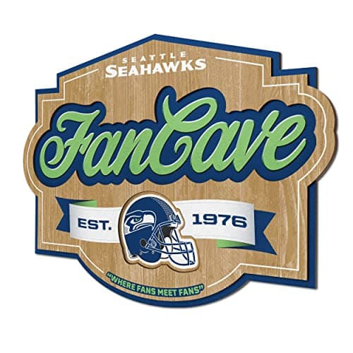 Seattle Seahawks Fan Cave Sign