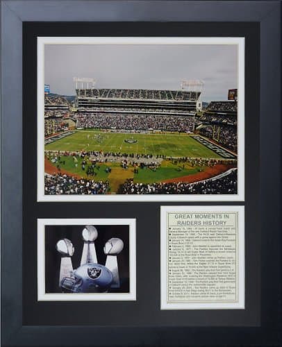 Oakland Raiders Stadium Framed Photo