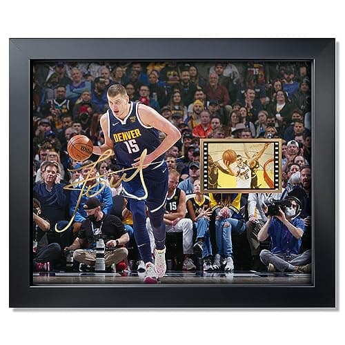 Signed Nikola Jokic Framed Poster