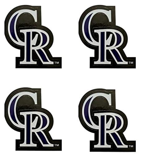 Colorado Rockies Logo Stickers Set