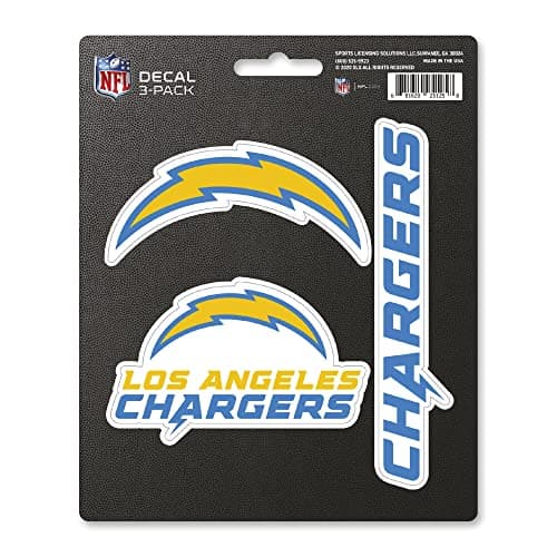 Los Angeles Chargers Decal Sticker Set