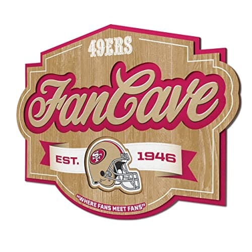 San Francisco 49ers Fan Cave Sign