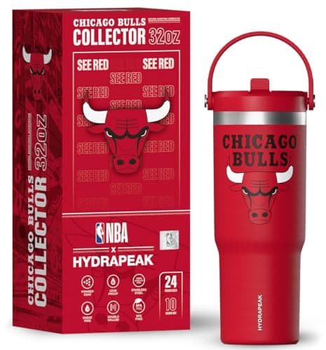 Chicago Bulls 32oz Tumbler with Straw Lid