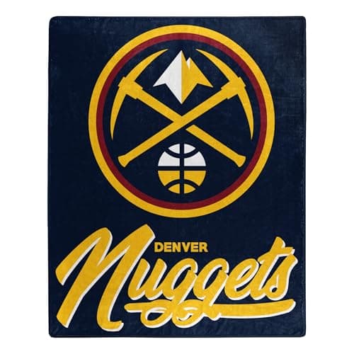 Denver Nuggets Raschel Throw Blanket