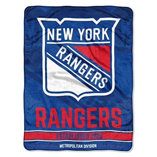 New York Rangers Micro Raschel Throw Blanket