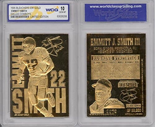 Emmitt Smith 23KT Gold Card Collectible