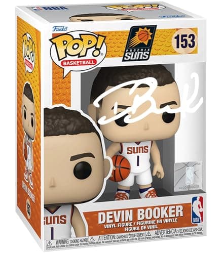 Devin Booker Signed Funko Pop! with Case