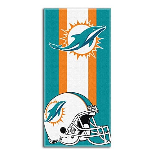 Miami Dolphins Cotton Beach Towel