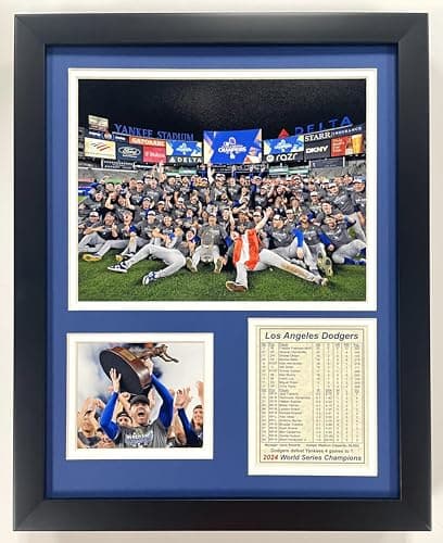 2024 World Series Champions Dodgers Framed Collage