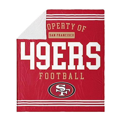 San Francisco 49ers Sherpa Fleece Blanket