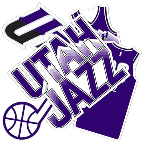 Utah Jazz City Edition Sticker Sheet