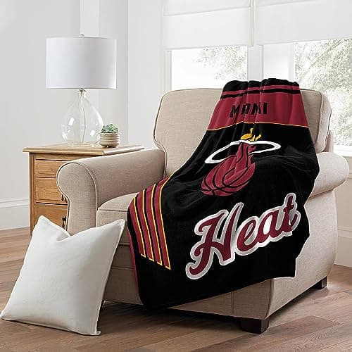 Miami Heat Microfiber Throw Blanket