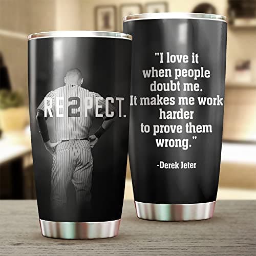 Derek Jeter Motivational Tumbler