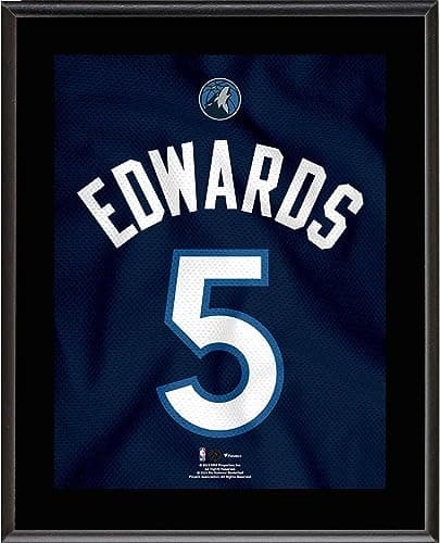 Anthony Edwards Jersey Plaque