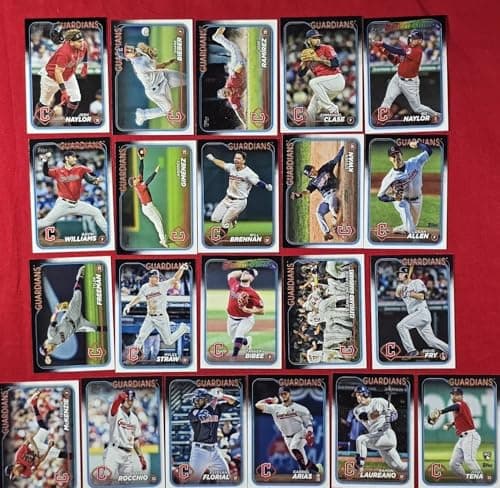 Cleveland Guardians 2024 Topps Complete Card Set