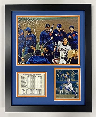 New York Mets 1986 World Series Champions Framed Collage