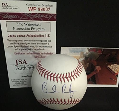 Brendan Rodgers Signed Rockies Baseball