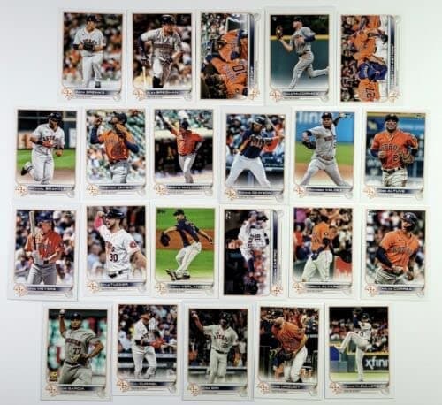 Houston Astros 2022 Topps World Champions Card Set