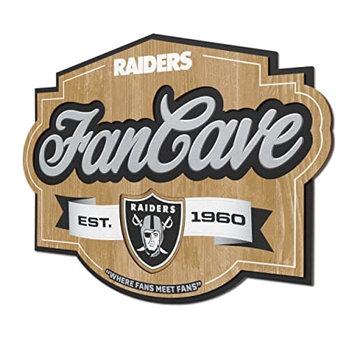 Las Vegas Raiders Fan Cave Sign