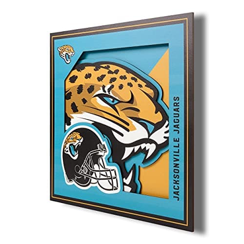 Jacksonville Jaguars 3D Logo Wall Art