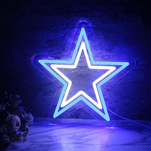 Team Logo Football Neon Sign for Room Decor