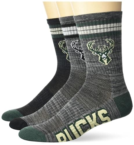 Milwaukee Bucks Youth Crew Socks