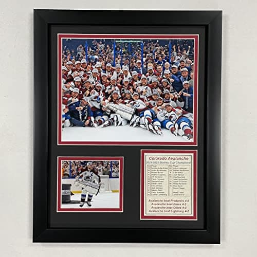 Colorado Avalanche Stanley Cup Champions Framed Collage